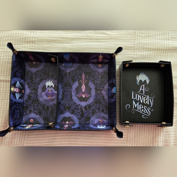 Disney Other - Disney Villains Ursula Jafar Maleficent Valet Tray Box Accessory Tray
